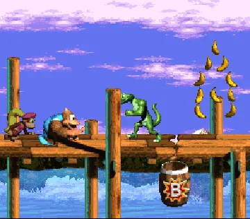 Donkey Kong Country 3 - Dixie Kong's Double Trouble! (USA) (En,Fr) screen shot game playing